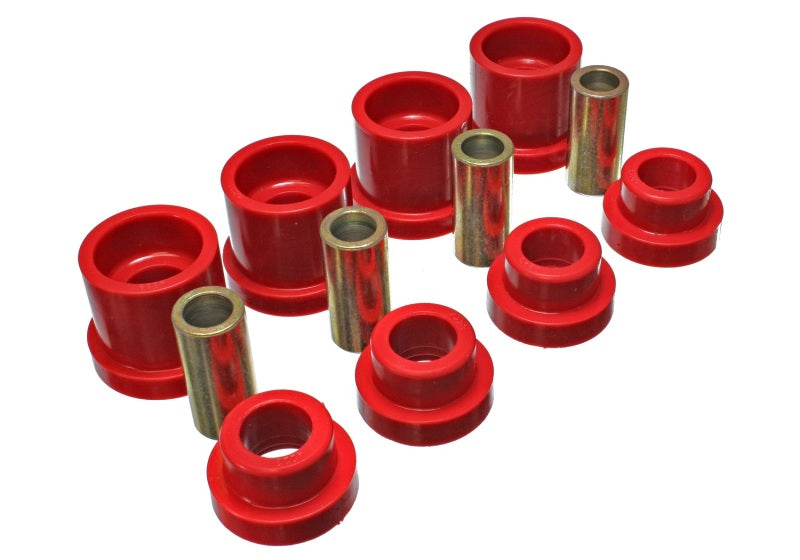 Energy Suspension 7.1117R Red Rear Sub-Frame Bushing Set for 1995-1998 Nissan 240SX (S14)
