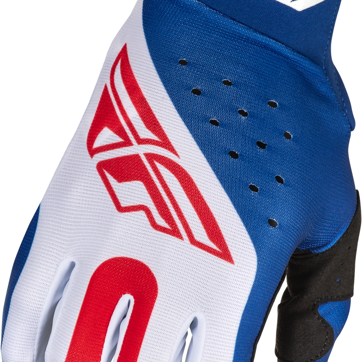 Fly Racing Pro Lite Gloves Red/White/Blue - XS for Motorcycle Riding a ...