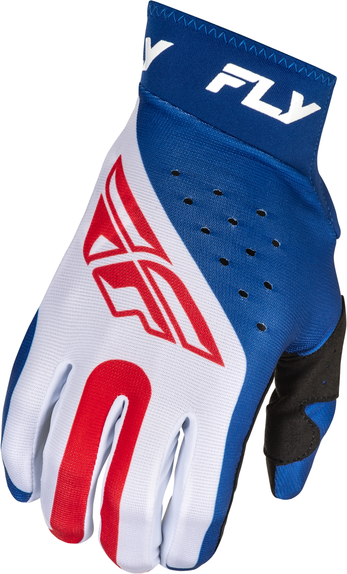 Fly Racing Pro Lite Gloves Red/White/Blue - XS for Motorcycle Riding and Off-Road Vehicles