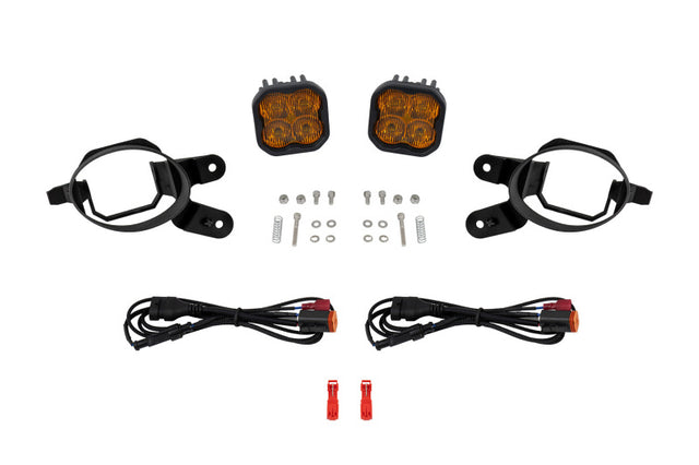 Diode Dynamics 10-13 Lexus IS250C SS3 LED Fog Light Kit (3000K) Max Yellow SAE Fog - Yellow