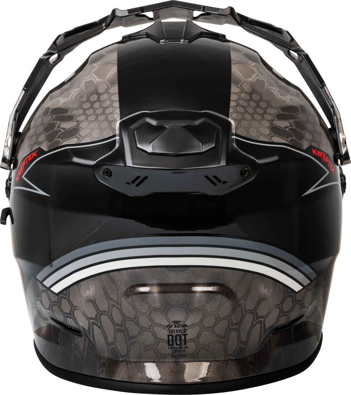 Fly Racing Trekker CW Conceal Helmet with Electric Shield - Black/Grey/White for ATV, Dirt Bike, and Off-Road Vehicles