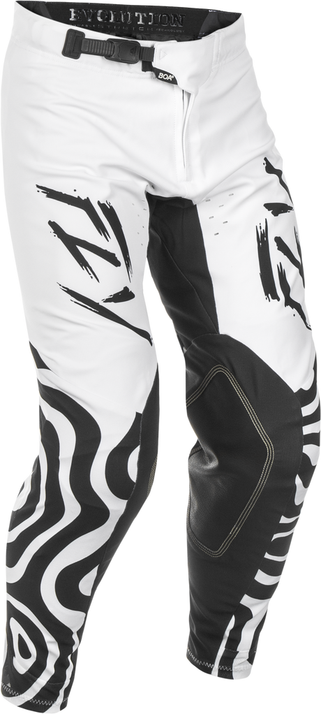 Fly Racing Evolution DST Abyss Offroad Pants White/Black US 28