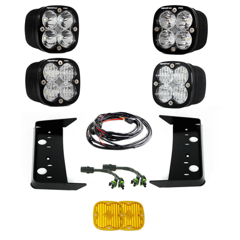 Baja Designs 2022 Toyota Tundra Squadron Pro Vent Light Mount Kit – Durable Automotive Off-Road Lighting Solution