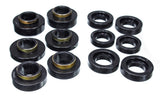 Energy Suspension GM Black Body to Frame Mount and Radiator Support Bushing Set for Pontiac Firebird (1970-1975)