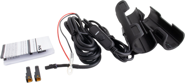 KOSO X Claws Heated Grips Clip-On Sleeve 12V for Motorcycles, Universal Fit