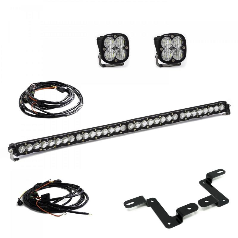 Baja Designs 447506 Wrangler JL S8 Squadron Sport 40-inch Cowl Mount LED Light Bar