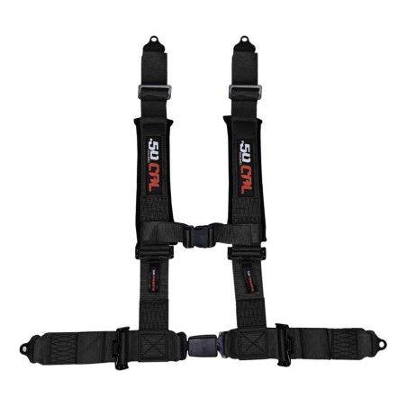 2" 4-Point Harness Seat Belt with Push Button Release | 50 Caliber Racing