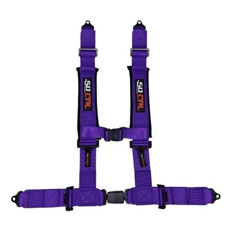 2" 4-Point Harness Seat Belt with Push Button Release | 50 Caliber Racing