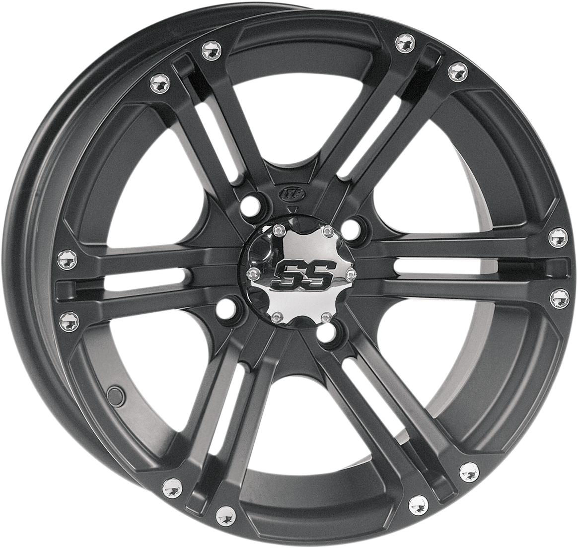 ITP Wheel - SS212 - Front - Black - 14x6 - 4/137 - 4+2 1428382536B