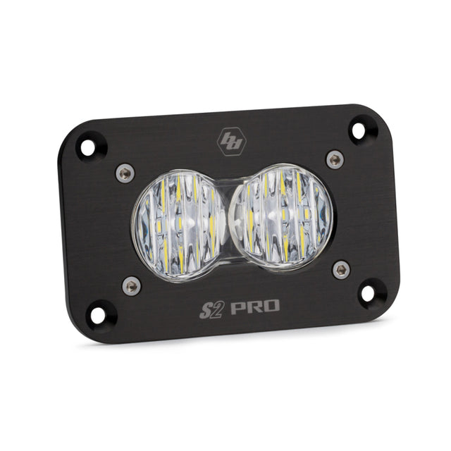 Baja Designs S2 Sport Flush Mount Wide Cornering Pattern LED Work Light with Clear Lens