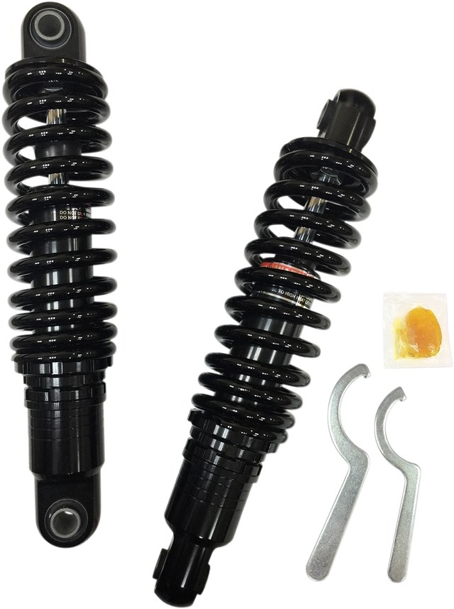 Drag Specialties C16-0156HB Premium 12-inch Ride-Height Adjustable Heavy Duty Shock Absorber for Harley-Davidson Touring Models