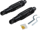DRAG SPECIALTIES SHOCKS Premium Ride-Height Adjustable Rear Shock for Harley-Davidson Touring Models - 11 Inch Heavy Duty Black C16-0160HB