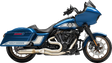 BASSANI XHAUST 2-into-1 Mid-Length Exhaust System with Super Bike Muffler - Stainless Steel - 49-State 1F98SSE