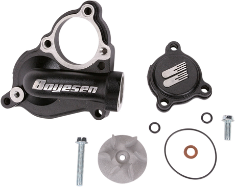 Boyesen WPK-17B Aluminum Water Pump Cover and Impeller Kit for Kawasaki and Suzuki Engines
