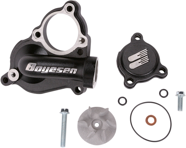 Boyesen WPK-17B Aluminum Water Pump Cover and Impeller Kit for Kawasaki and Suzuki Engines