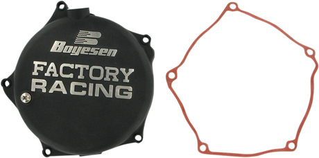 BOYESEN Clutch Cover CC-17B for Kawasaki and Suzuki - Black Race Performance Upgrade