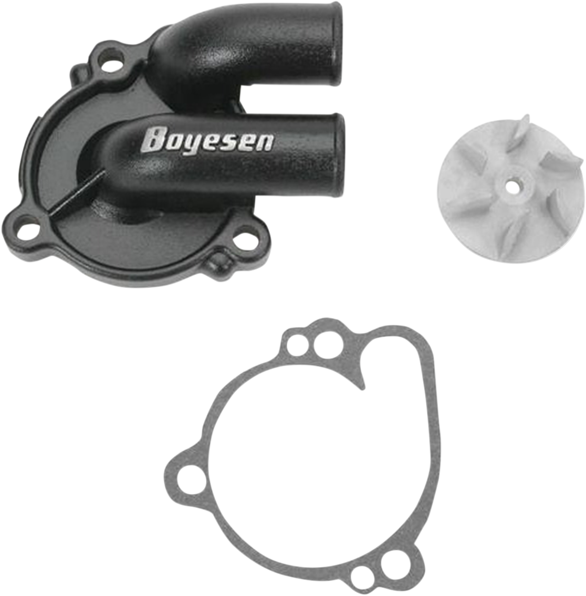 BOYESEN WPK-10B Aluminum Water Pump Cover and Impeller Kit for Kawasaki and Suzuki Engines