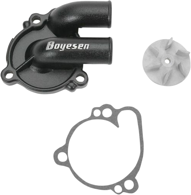 BOYESEN WPK-10B Aluminum Water Pump Cover and Impeller Kit for Kawasaki and Suzuki Engines