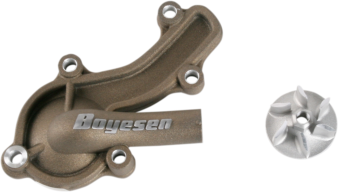 BOYESEN Magnesium Water Pump Cover and Impeller Kit for Honda Engines WPK-09M - Improved Cooling Performance