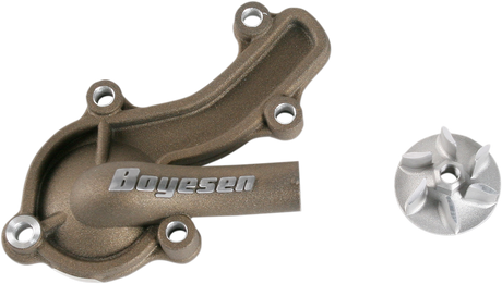 BOYESEN Magnesium Water Pump Cover and Impeller Kit for Honda Engines WPK-09M - Improved Cooling Performance