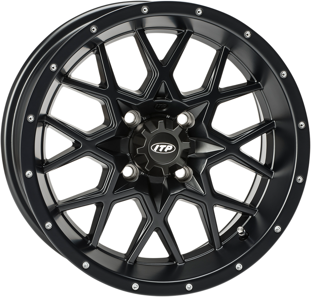 ITP Wheel - Hurricane - Front/Rear - Black - 14x7 - 4/110 - 5+2 1428636536B