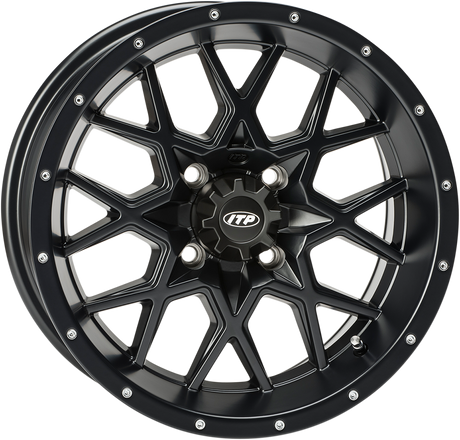 ITP Wheel - Hurricane - Front/Rear - Black - 14x7 - 4/137 - 5+2 1428641536B
