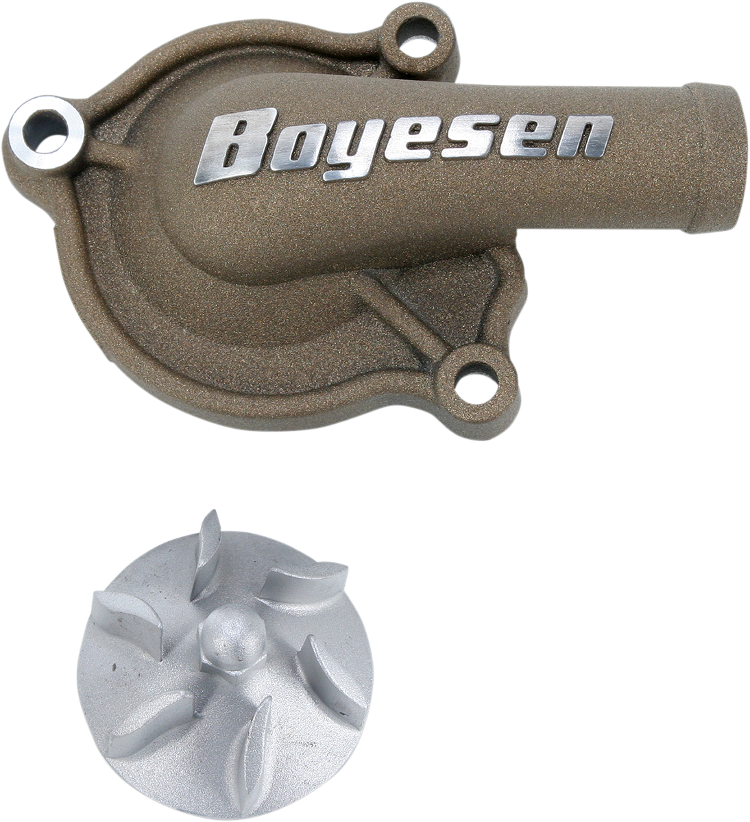 BOYESEN Magnesium Water Pump Cover and Impeller Kit for Honda Engines WPK06AM — Improves Cooling Efficiency