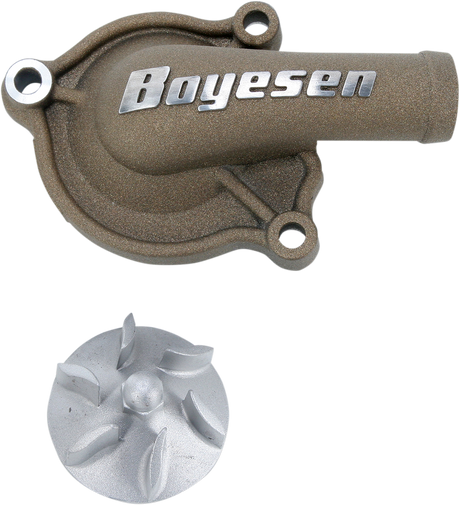 BOYESEN Magnesium Water Pump Cover and Impeller Kit for Honda Engines WPK06AM — Improves Cooling Efficiency