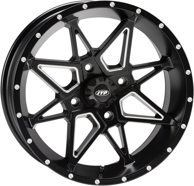 ITP Wheel - Tornado - Rear - Black - 14x7 - 4/110 - 2+5 1421954727B