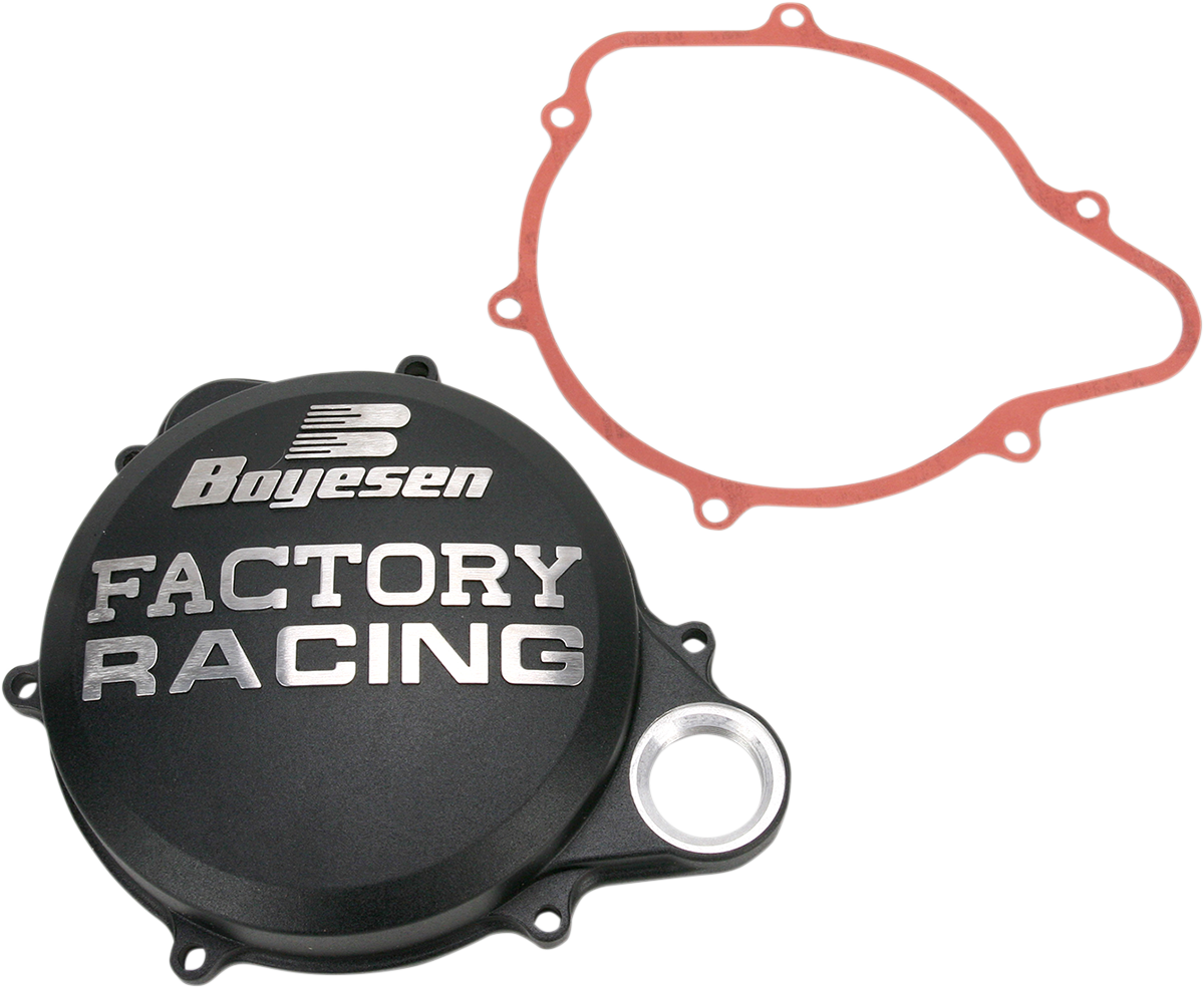 BOYESEN Honda CC-07AB Clutch Cover - Black for Honda CRF250R and CRF450R Dirt Bikes