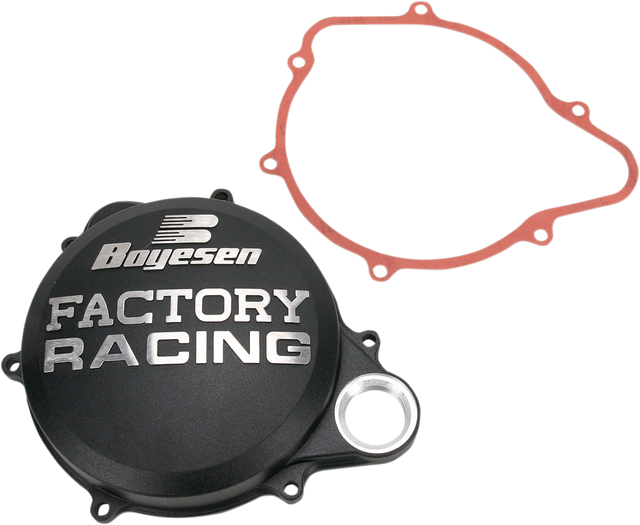 BOYESEN Honda CC-07AB Clutch Cover - Black for Honda CRF250R and CRF450R Dirt Bikes