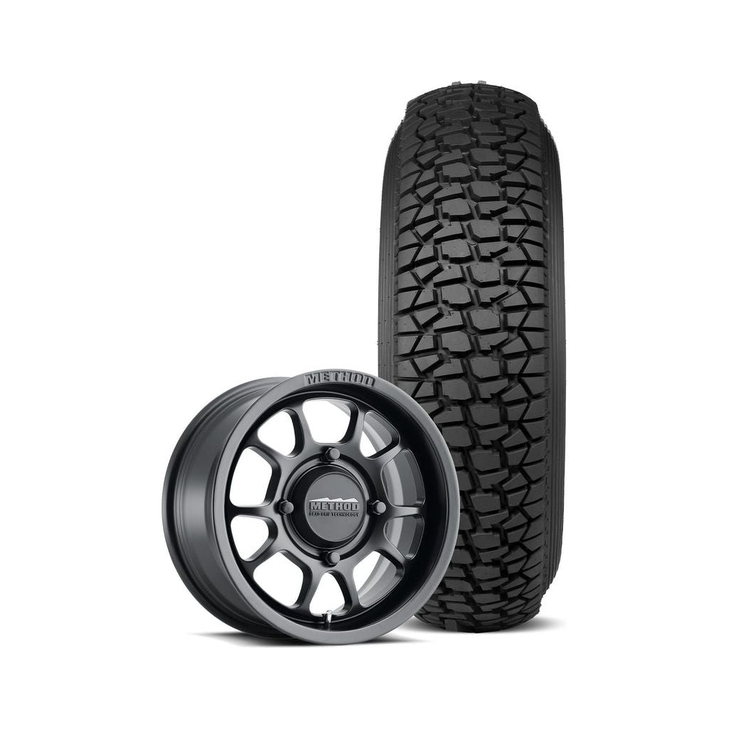 409 Bead Grip Wheel (Matte Black) + Regulator 2 Tire | Method Race Wheels