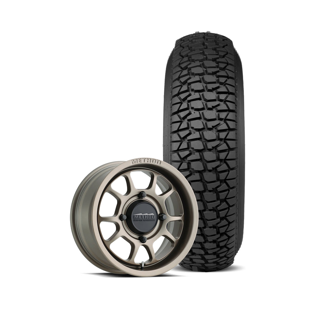 409 Bead Grip Wheel (Steel Grey) + Regulator 2 Tire | Method Race Wheels