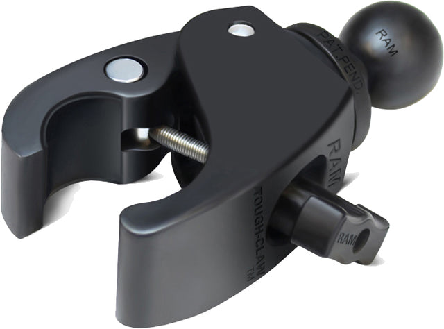 RAM Small Tough Claw with 1-Inch Rubber Ball Mounting Base - Fits 0.625-inch and 1.5-inch Diameter Tubes