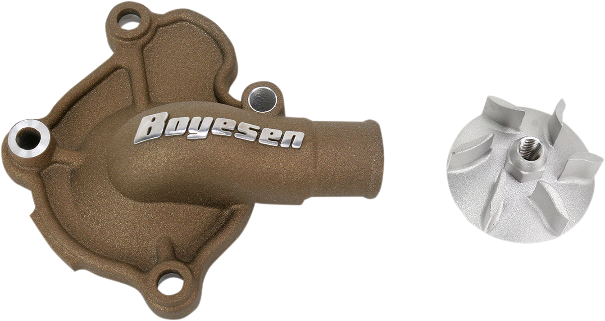 BOYESEN Magnesium Water Pump Cover and Impeller Kit for Honda Engines WPK-07AM with Improved Cooling Performance