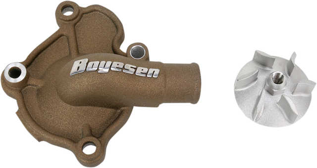BOYESEN Magnesium Water Pump Cover and Impeller Kit for Honda Engines WPK-07AM with Improved Cooling Performance