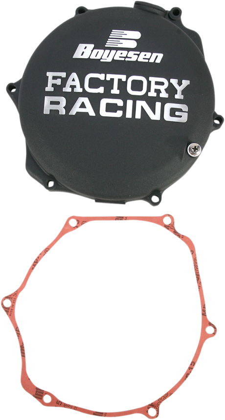 BOYESEN Clutch Cover for Suzuki CC-26AB - Black Finish with Leak-Free Seal