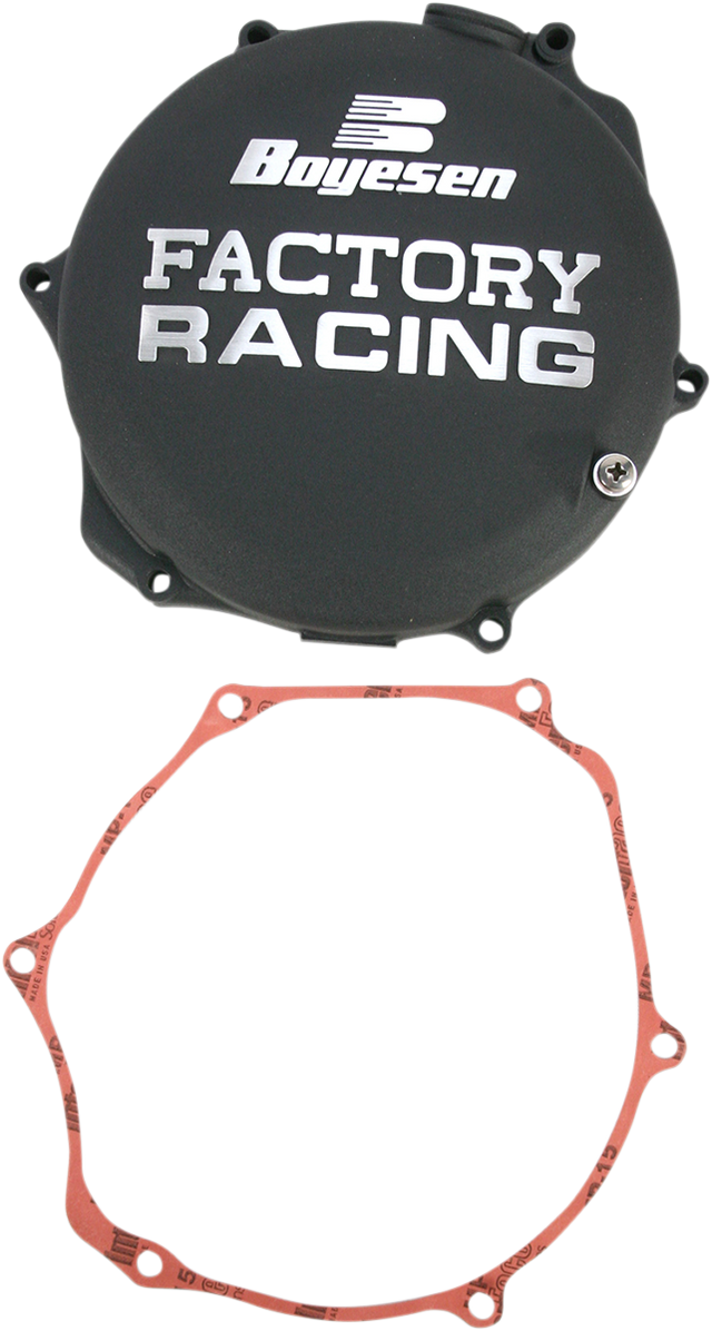 BOYESEN Clutch Cover for Suzuki CC-26AB - Black Finish with Leak-Free Seal