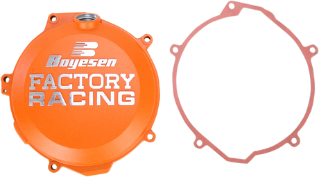 BOYESEN Orange Clutch Cover for KTM CC-44AO – Race-Performance Motorcycle Upgrade