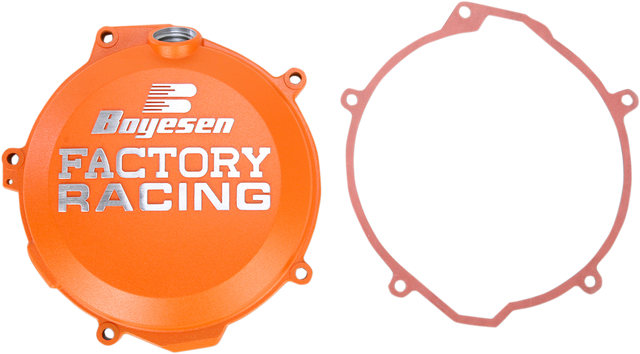 BOYESEN Orange Clutch Cover for KTM CC-44AO – Race-Performance Motorcycle Upgrade