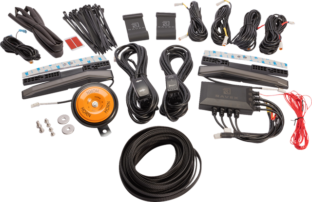 RAVEK Turn Signal Kit - Amber - White Running Lights - Pioneer 66-100