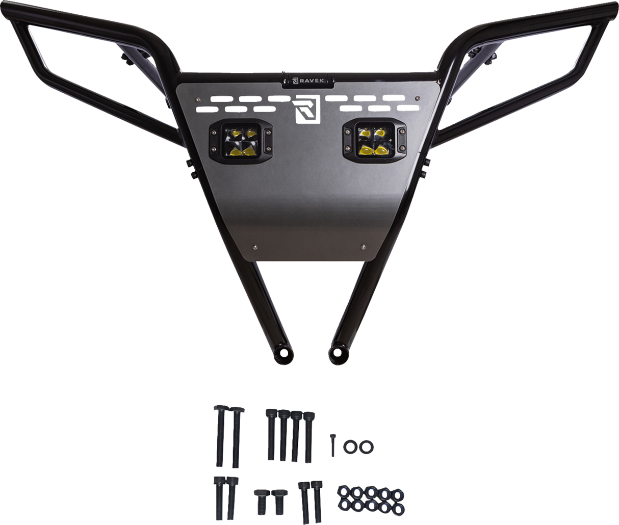 RAVEK Rear Bumper - Plug & Play Reverse LED Lighting - Polaris - RZR 64-308BKL