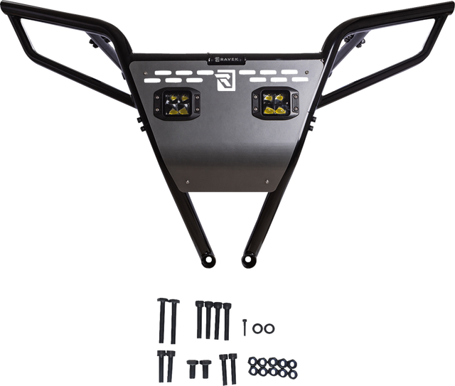 RAVEK Rear Bumper - Plug & Play Reverse LED Lighting - Polaris - RZR 64-308BKL