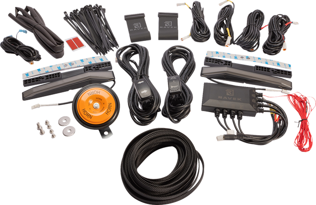 RAVEK Turn Signal Kit - Amber - White Running Lights - Maverick X3 65-302