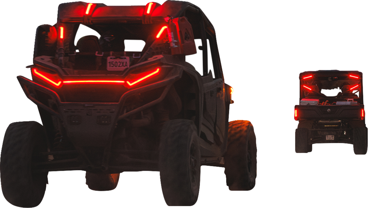 RAVEK Running/Brake Light - Red - Defender 65-101