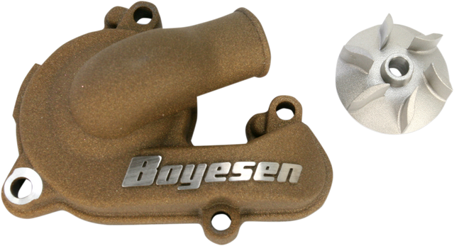 BOYESEN WPK-44M Magnesium Water Pump Cover and Impeller Kit for Husaberg, Husqvarna, and KTM with High-Flow Design
