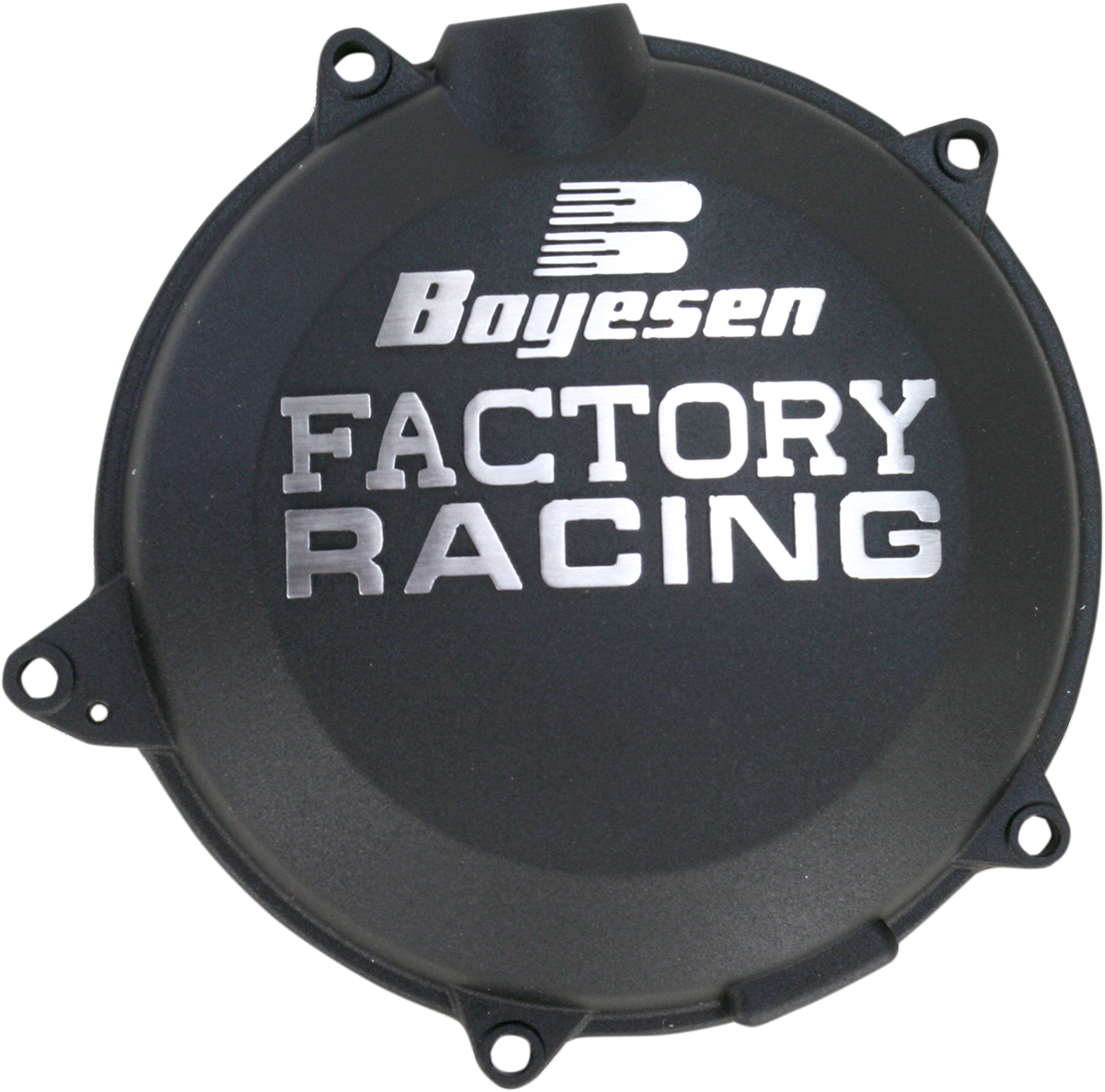 BOYESEN CC-45B Clutch Cover in Black for Husaberg, Husqvarna, and KTM - Race Performance Upgrade
