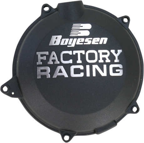 BOYESEN CC-45B Clutch Cover in Black for Husaberg, Husqvarna, and KTM - Race Performance Upgrade
