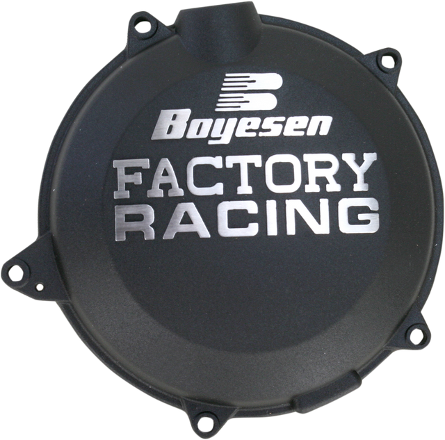 BOYESEN CC-45B Clutch Cover in Black for Husaberg, Husqvarna, and KTM - Race Performance Upgrade