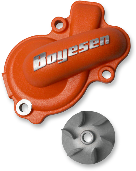 BOYESEN WPK-45O Impeller and Water Pump Cover for KTM Models - Enhances Cooling System Performance